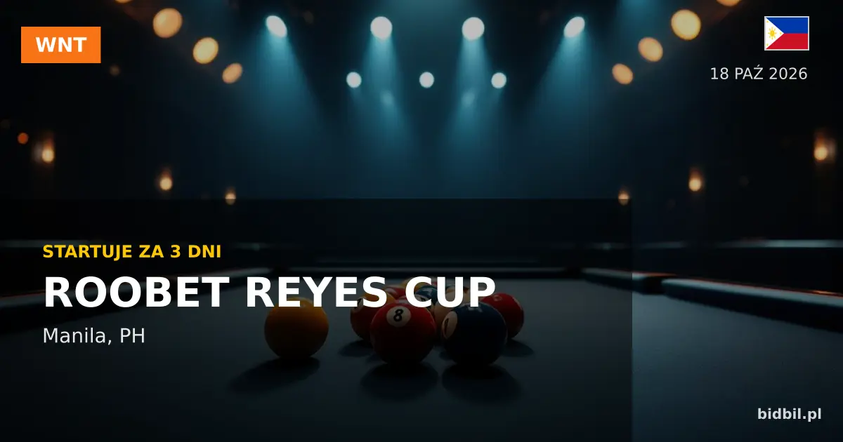 Roobet Reyes Cup: Three Days to Go Before 9-Ball Action in Manila