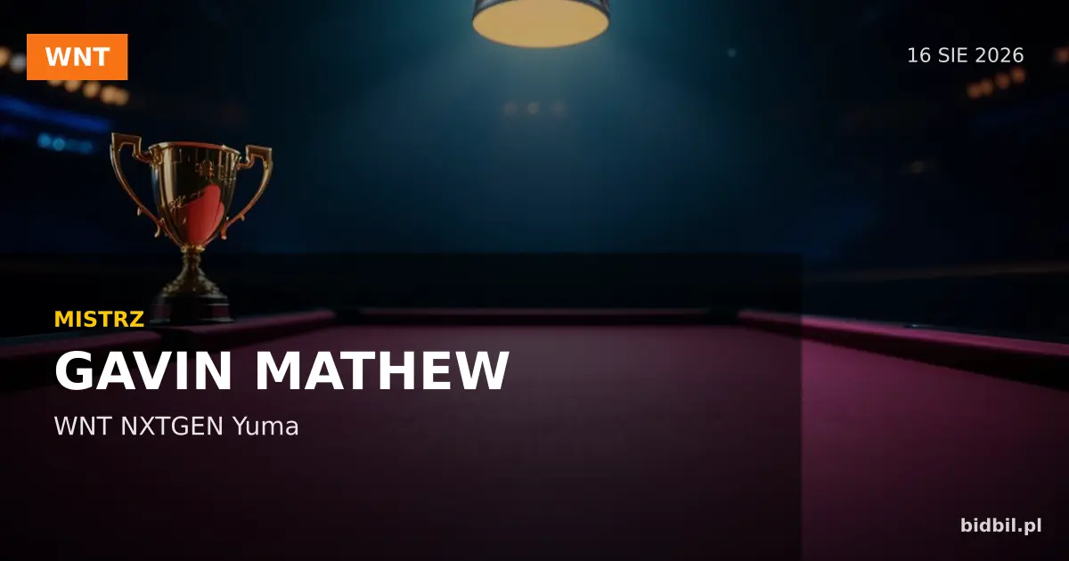 WNT NXTGEN Yuma 2026: Gavin Mathew Claims the Title