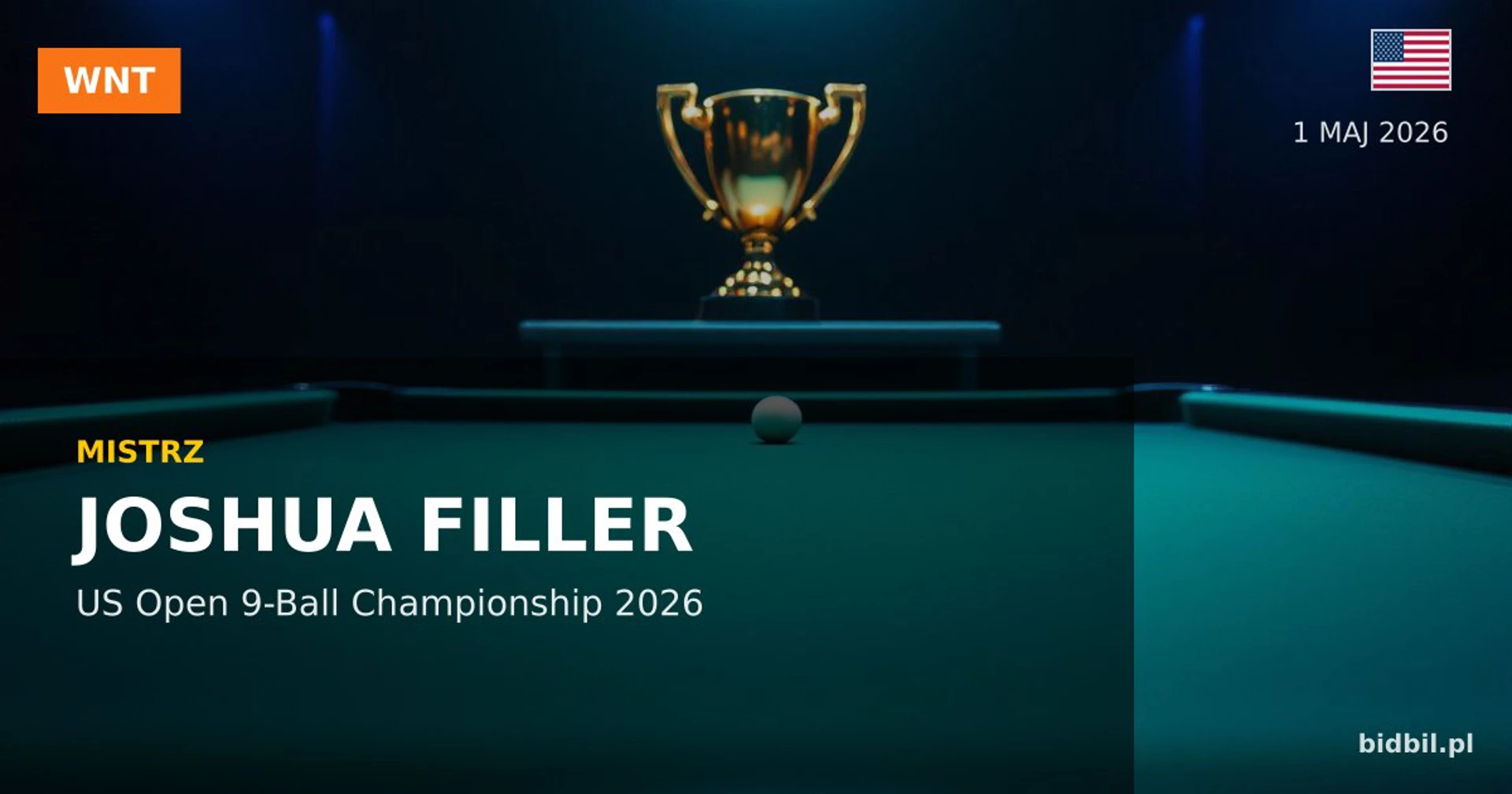 Filler Dominates Szewczyk to Win US Open 9-Ball Championship 2026