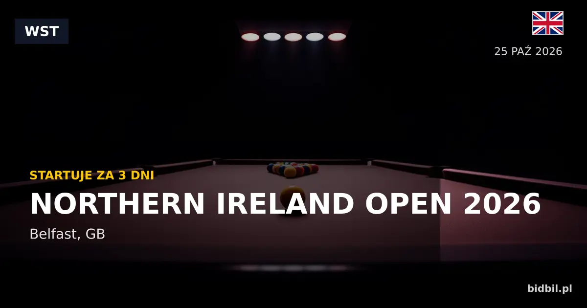Northern Ireland Open 2026: Belfast Set for Seven Days of Snooker