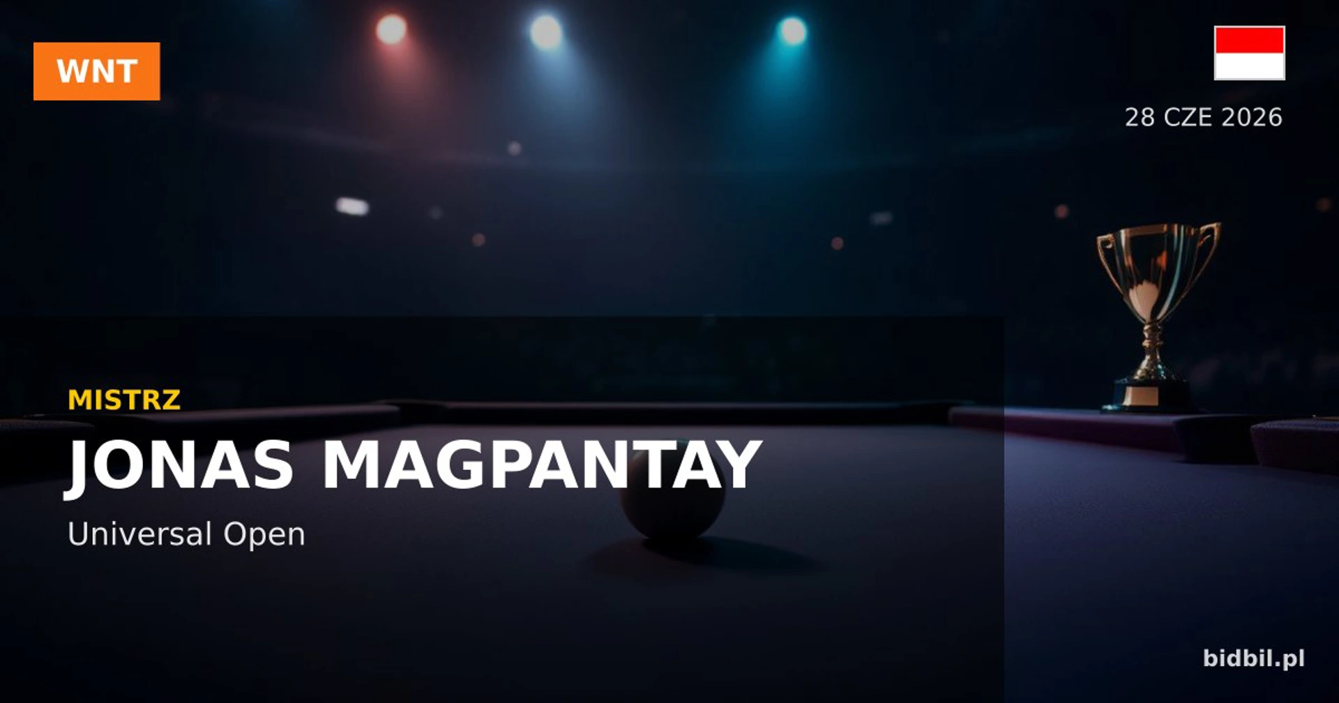 Universal Open 9-Ball: Magpantay Defeats Chang Sheng Yi 13-10 in Jakarta Final