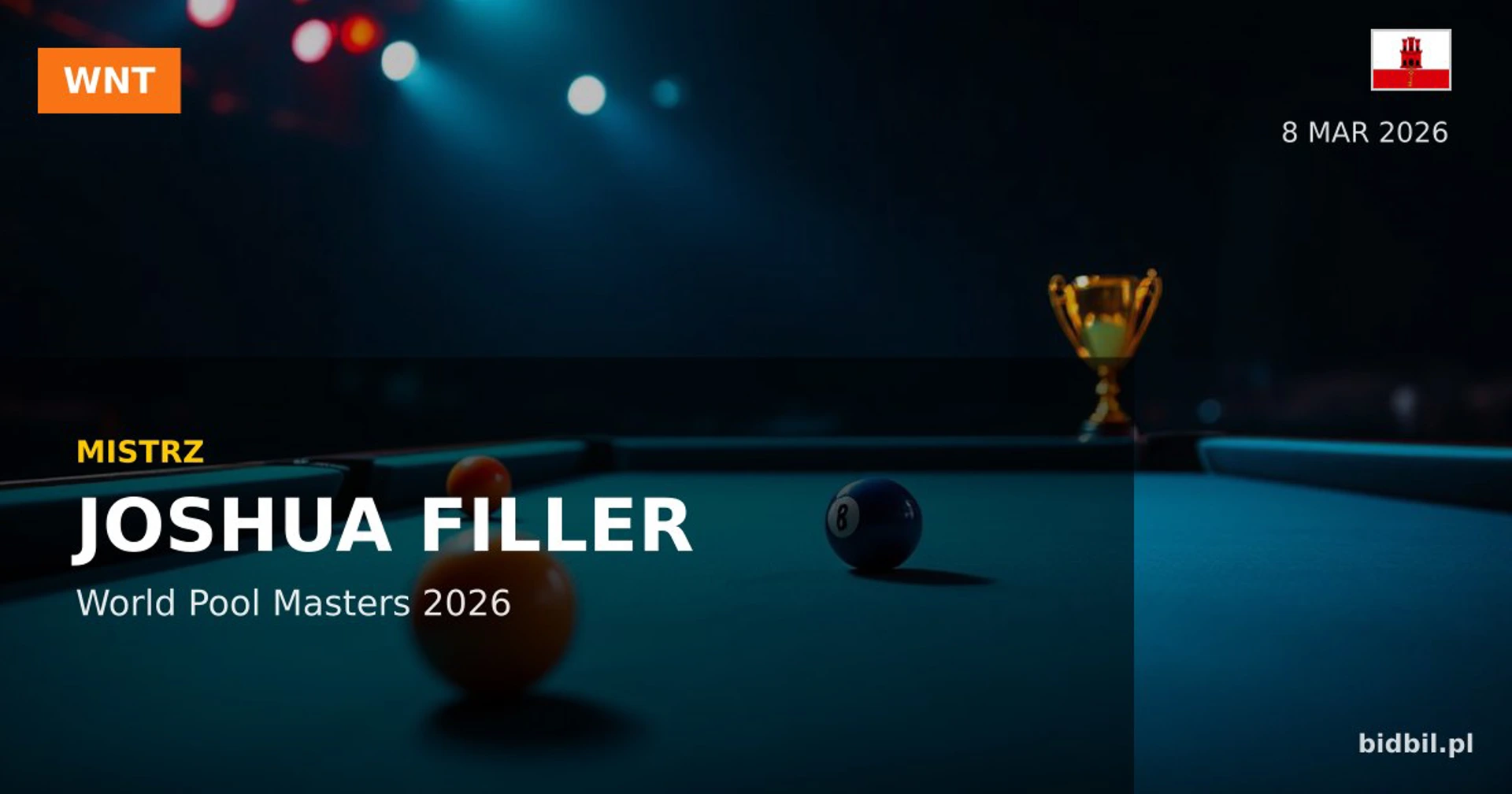 Filler Dominates Szewczyk to Win World Pool Masters 2026
