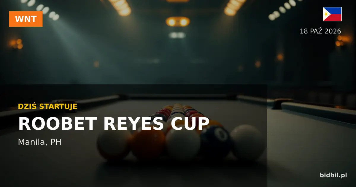 Roobet Reyes Cup 2026: Manila Set for 9-Ball Action