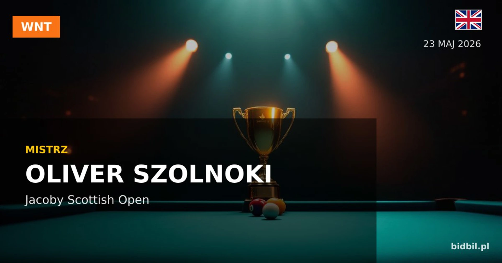 Oliver Szolnoki Wins Jacoby Scottish Open, Defeats Albert Januarta in Final