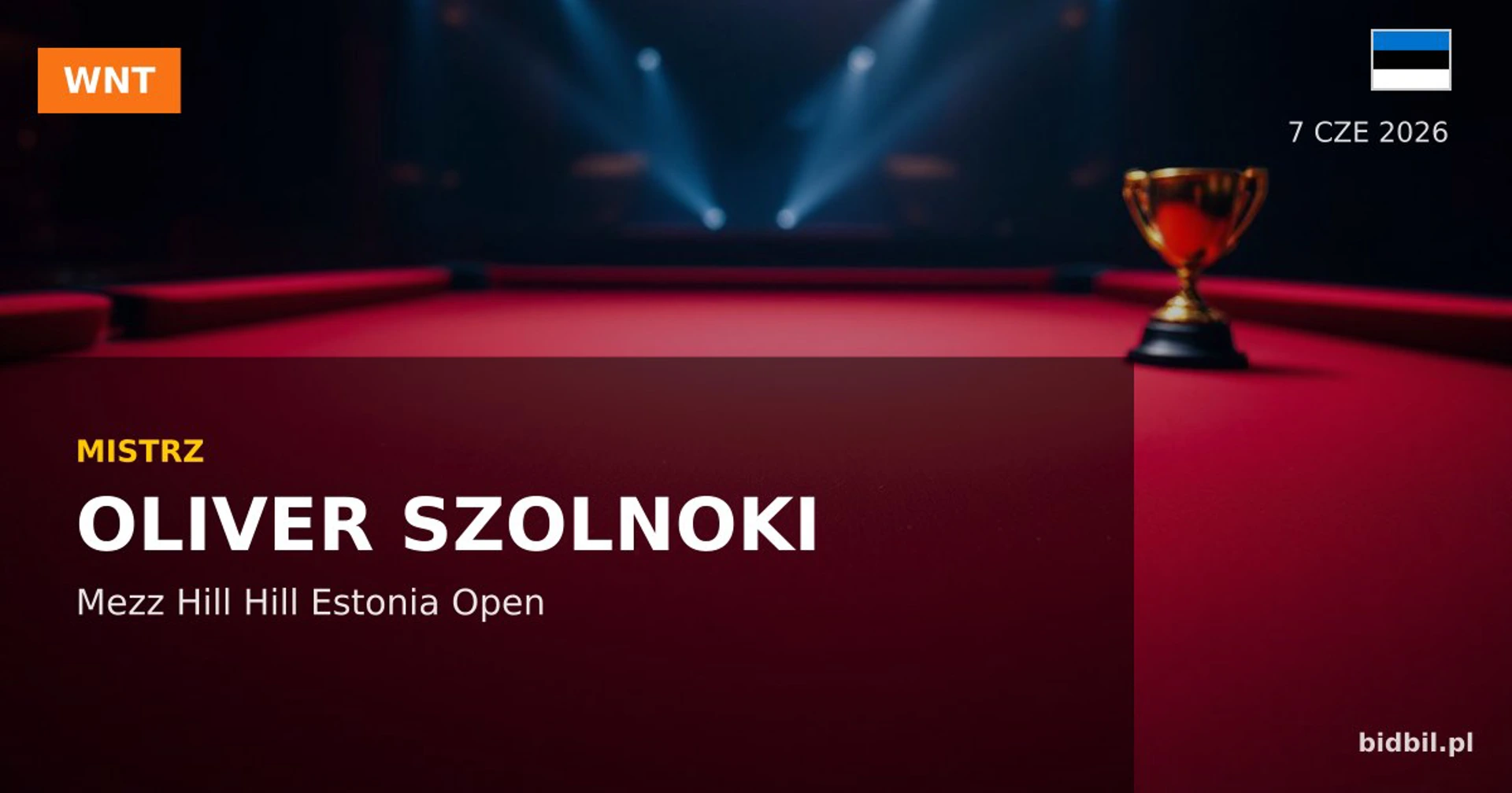 Oliver Szolnoki Wins Mezz Hill Hill Estonia Open in Tallinn